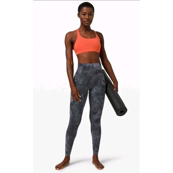 Lululemon Align Hi-Rise Pant 28" - Diamond Dye Graphite Grey Bronze Green SZ 12 - Picture 1 of 11